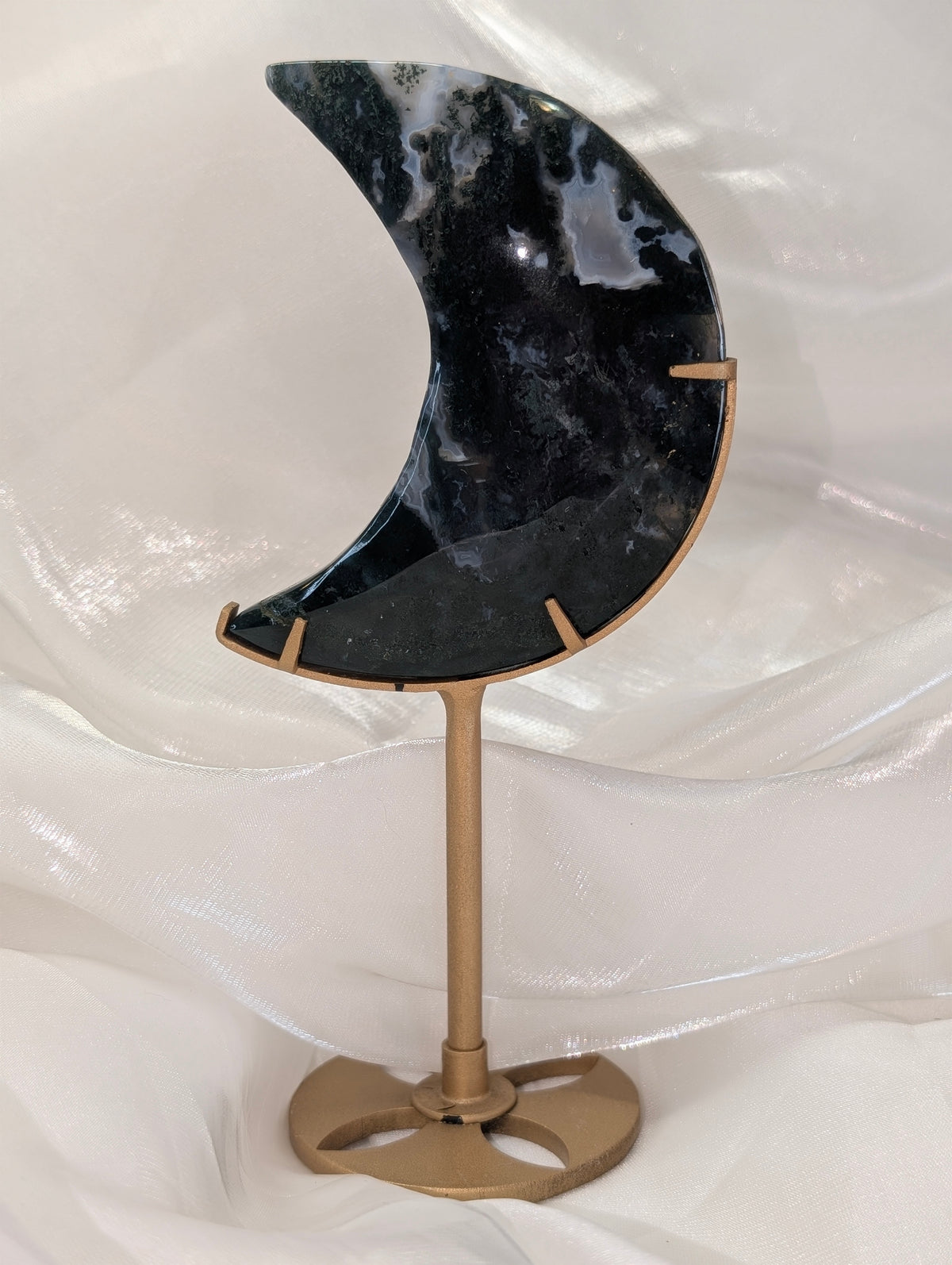 Moss Agate Moon