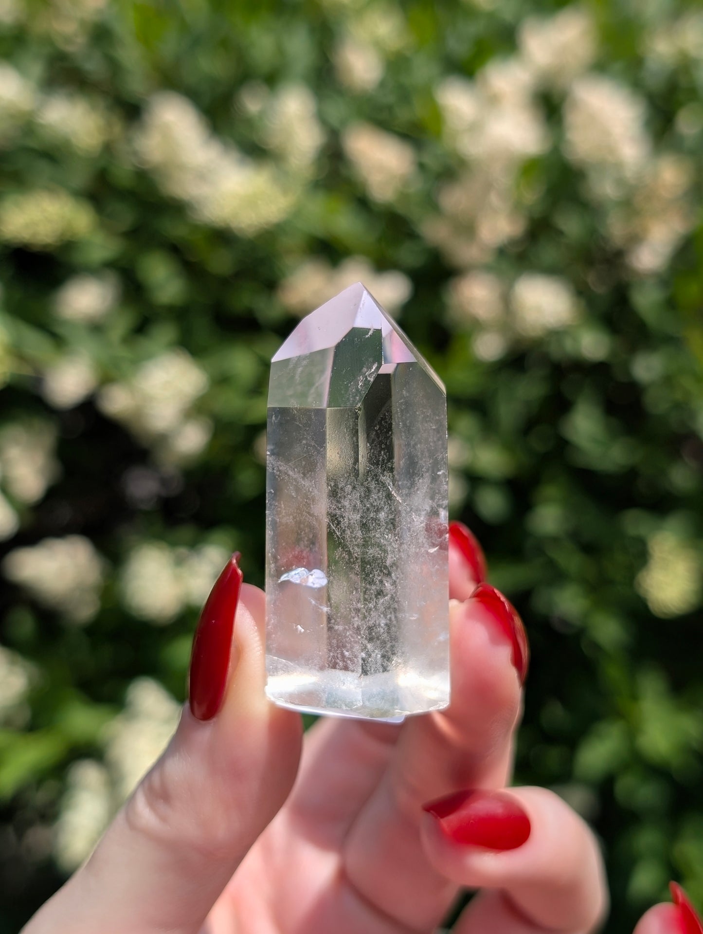 AAA Clear Quartz Tower