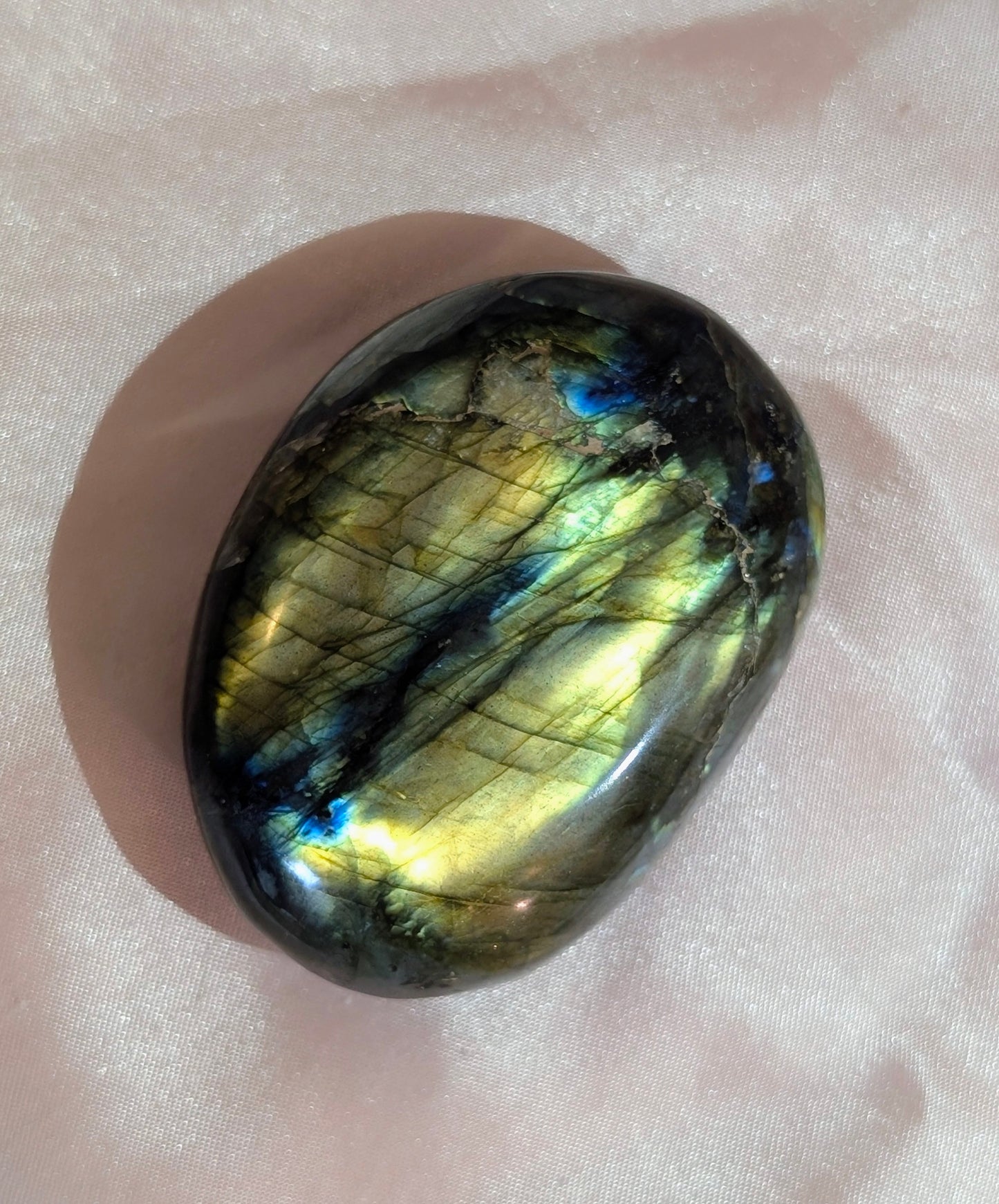 *Labradorite Palm Stone