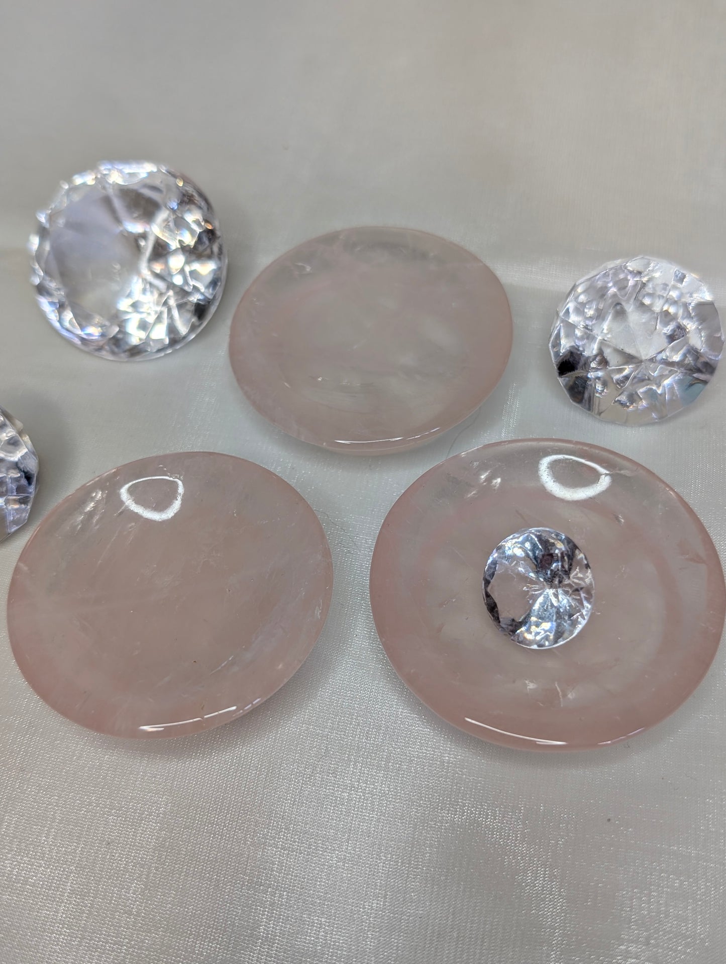 Small Rose Quartz Dish