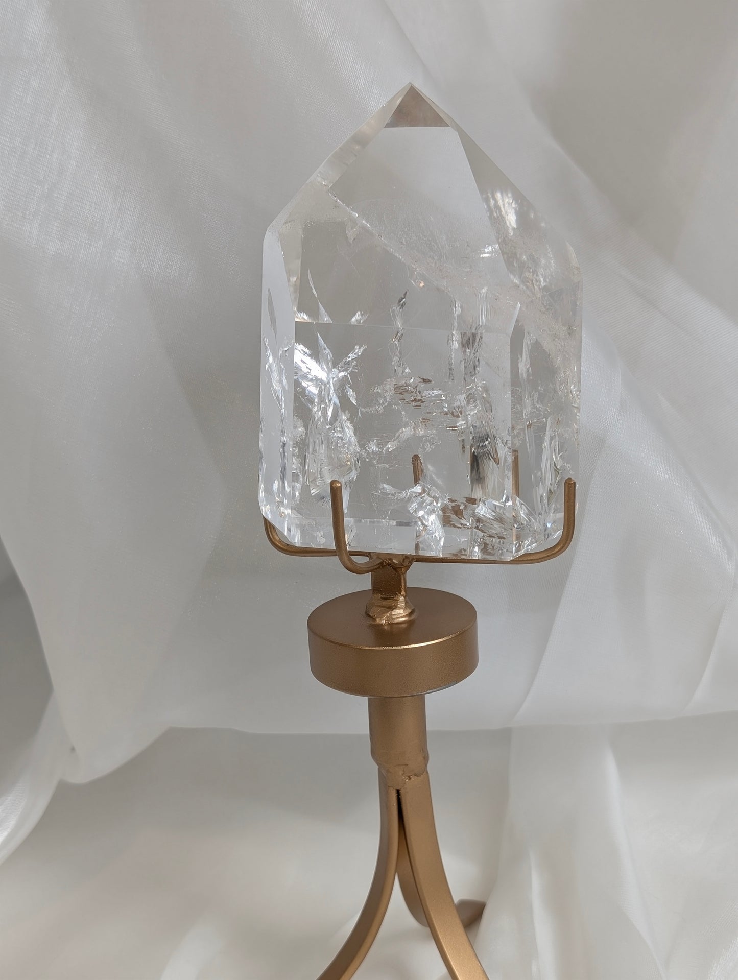 Lemurian Freeform on Custom Stand