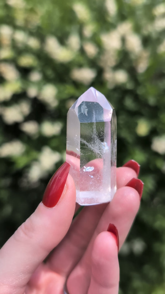 AAA Clear Quartz Tower
