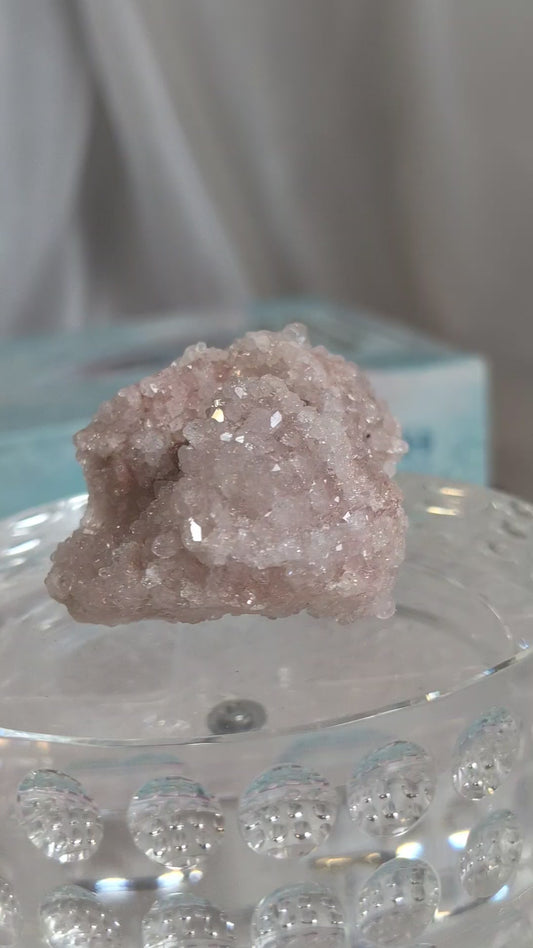 Raw Pink Amethyst Cluster