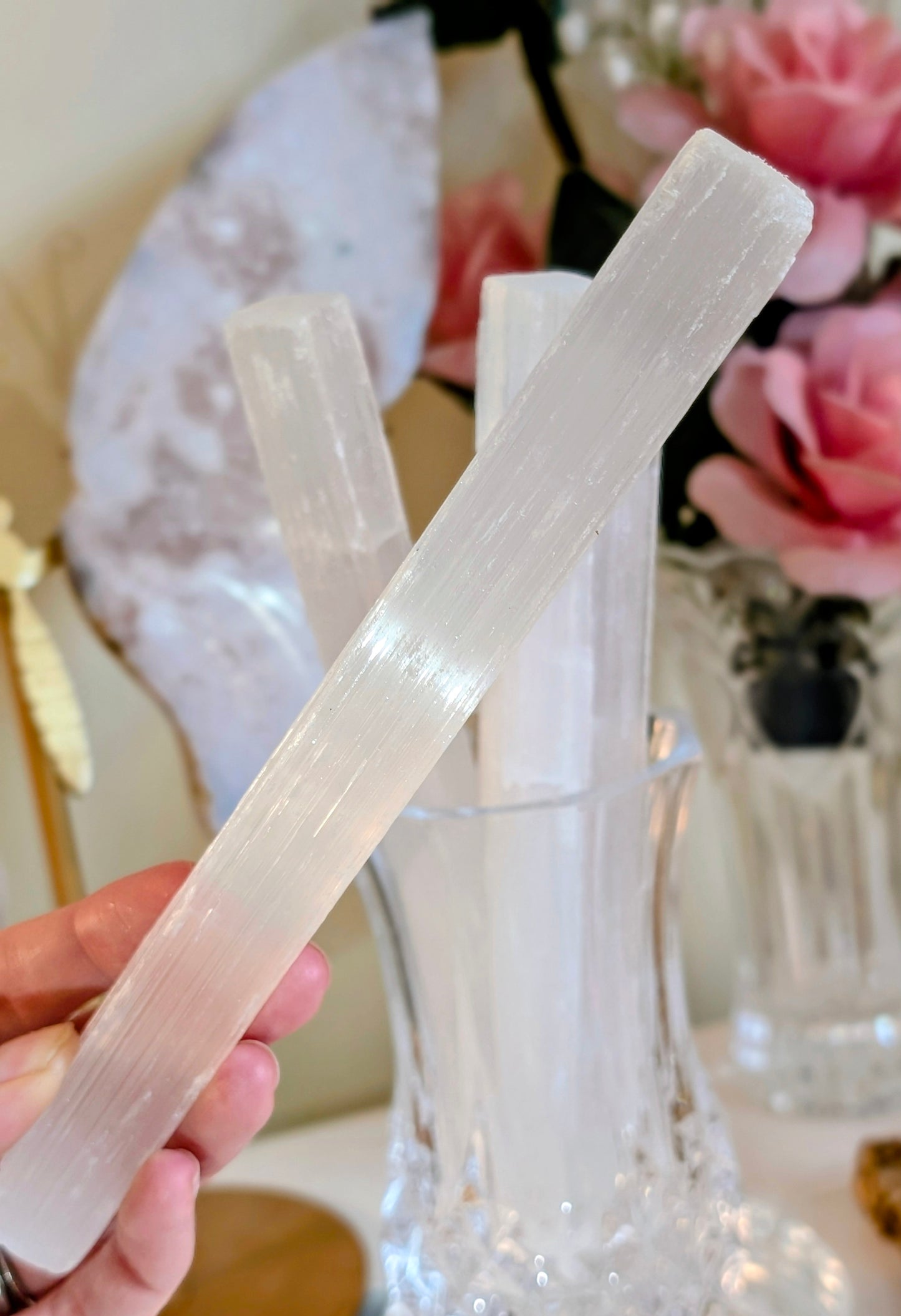 Selenite Wand