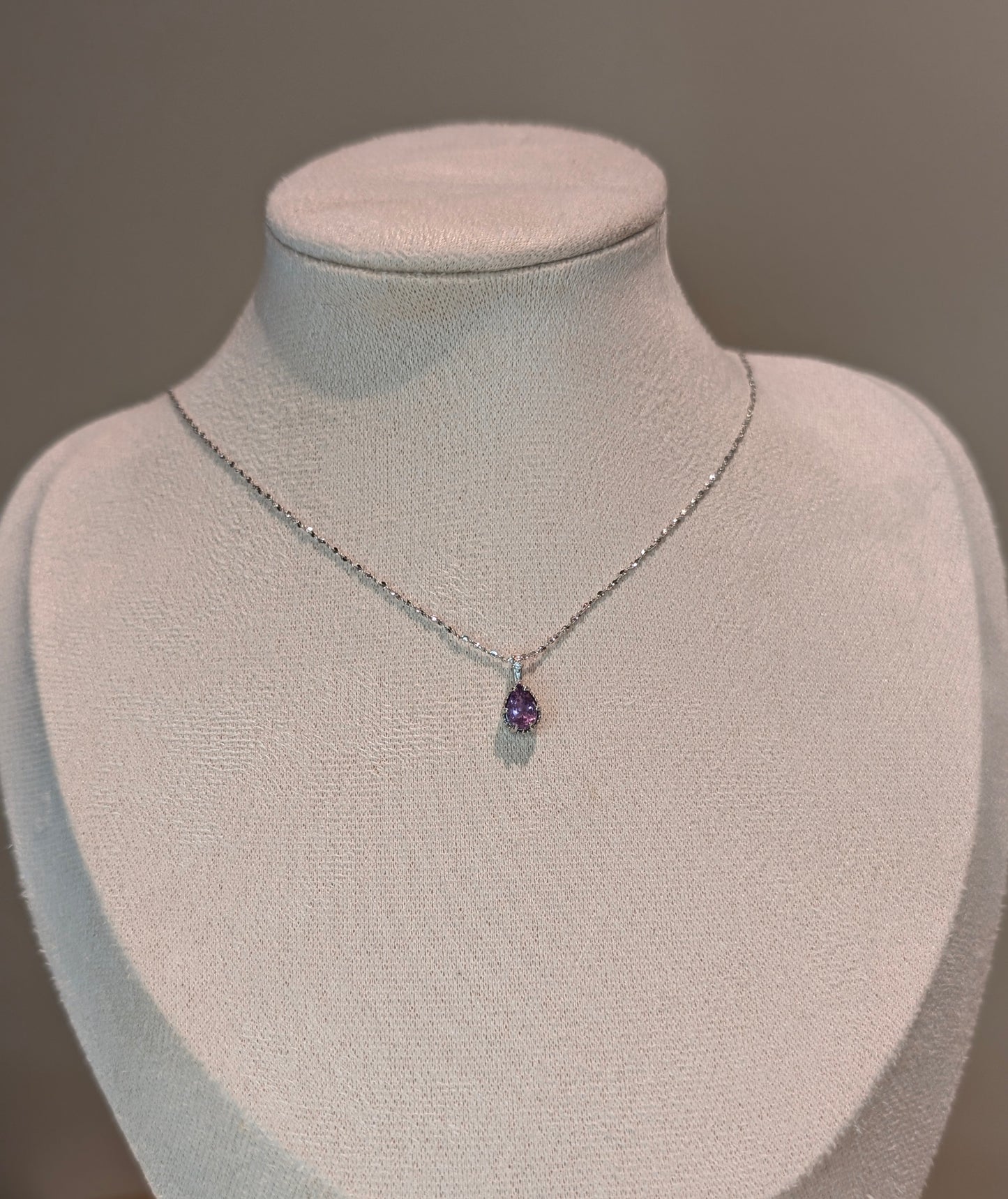 Amethyst Drop Pendant