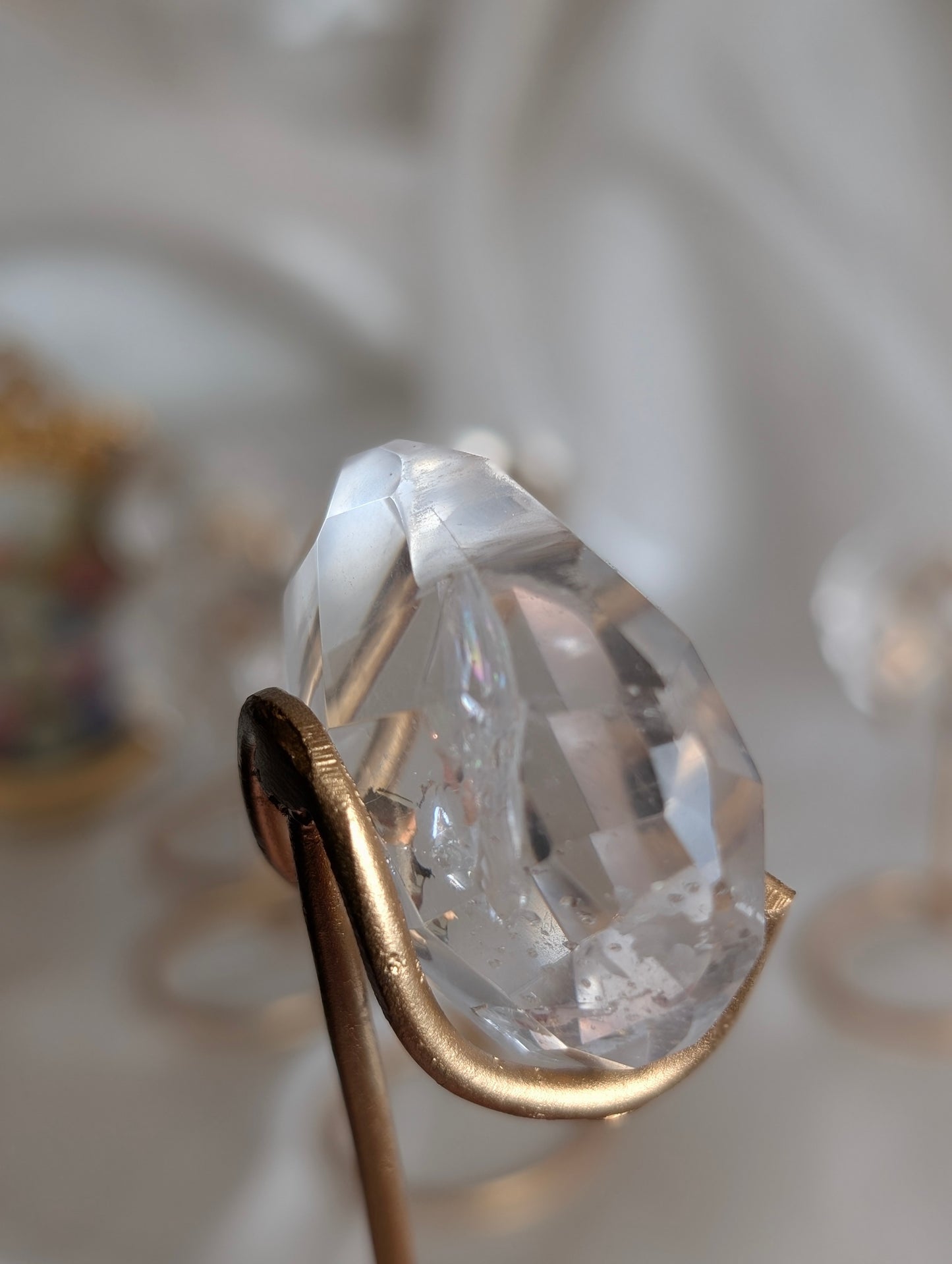 *Lemurian Gem Heart on Stand #7