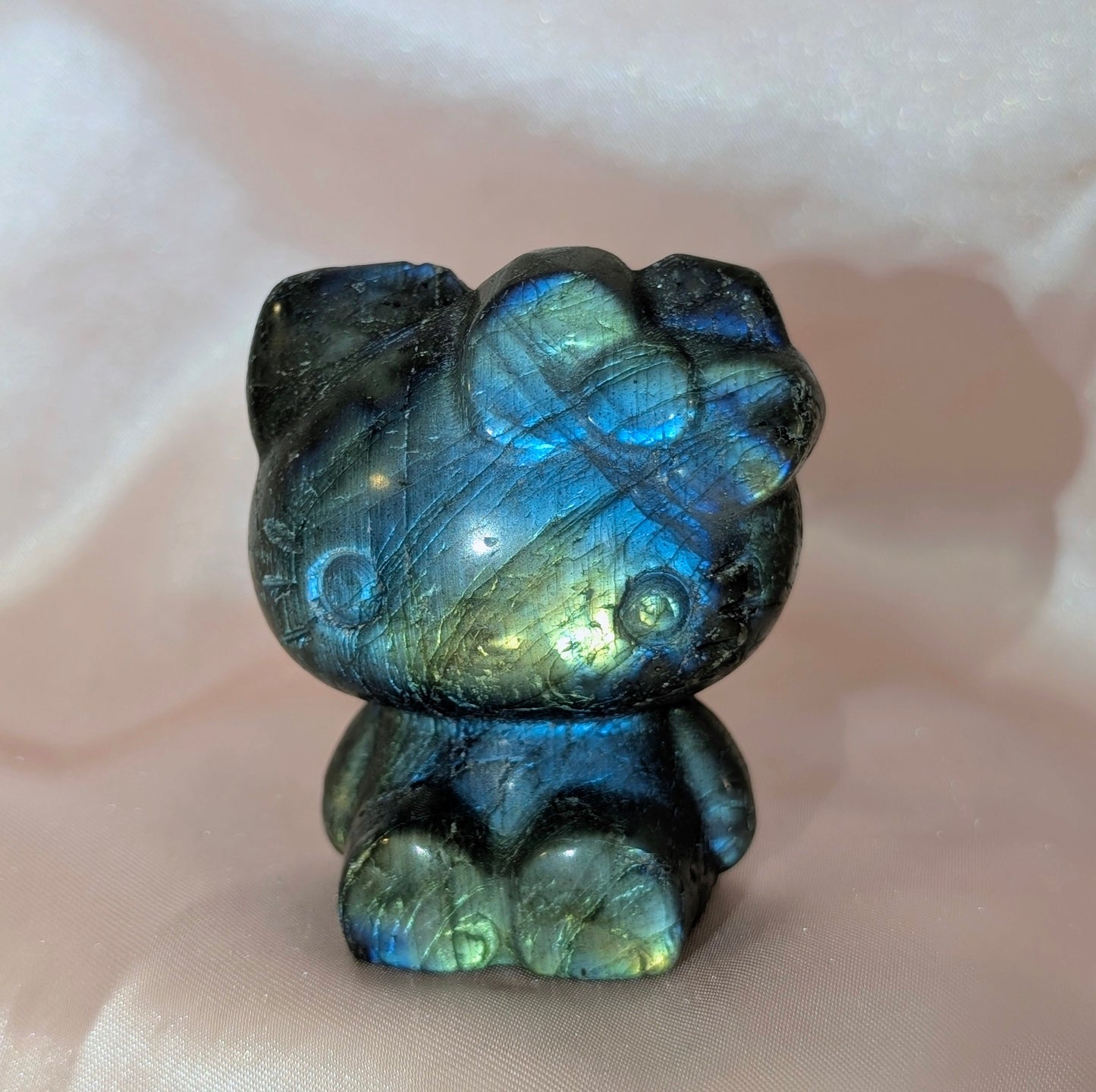 *Labradorite Kitty Carving