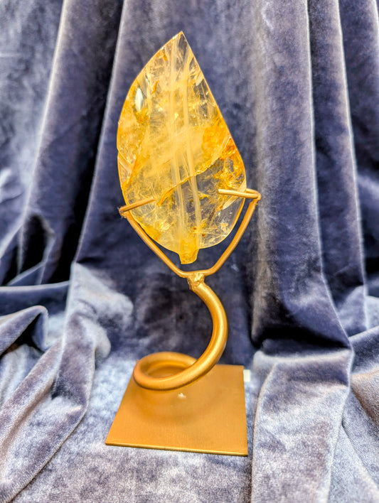 Golden Healer Leaf on Stand