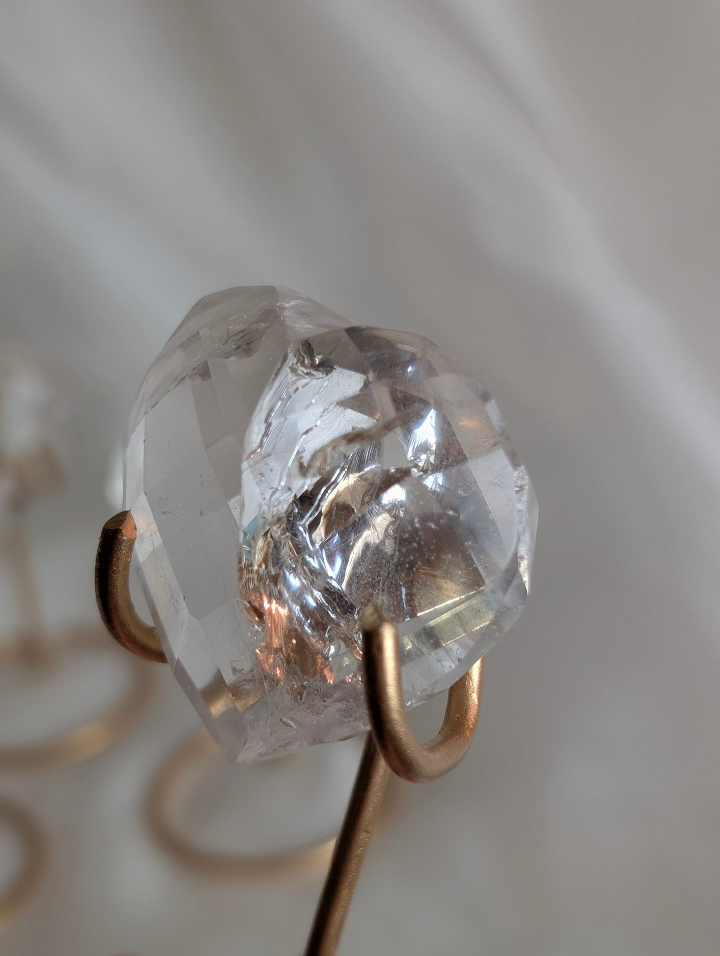*Lemurian Gem Heart on Stand #5