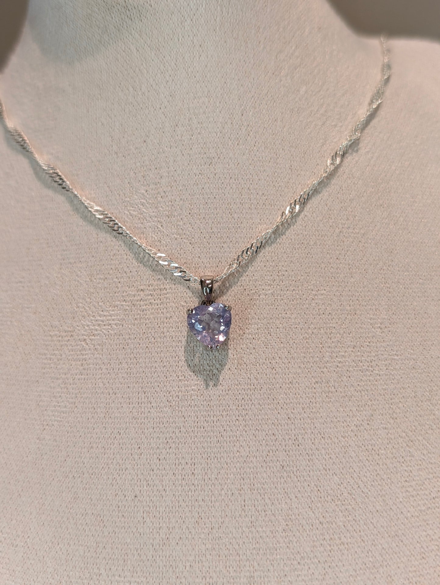 *Lavender Moon Quartz Pendant