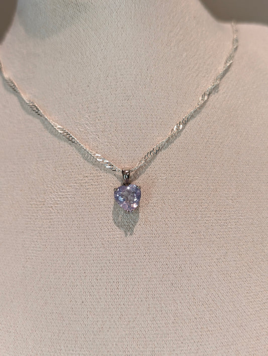 *Lavender Moon Quartz Pendant