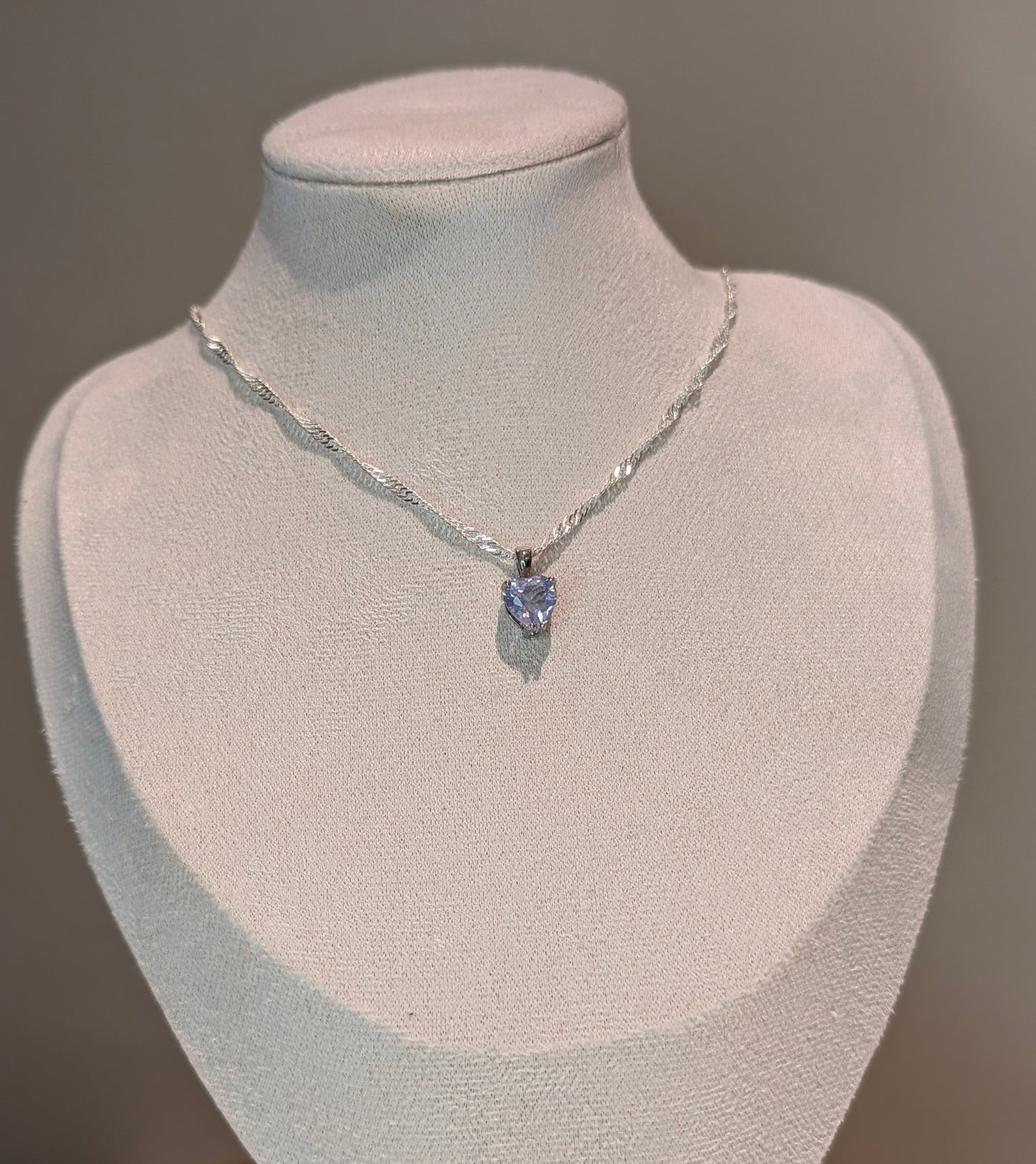 *Lavender Moon Quartz Pendant