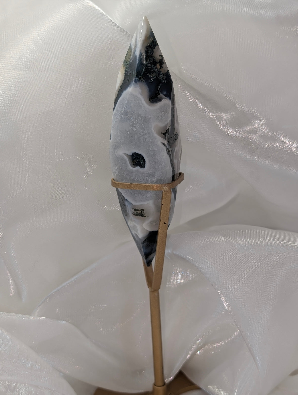 Moss Agate Carving