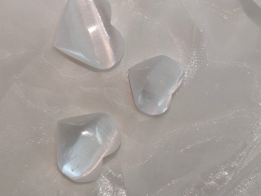 *Selenite Small Heart