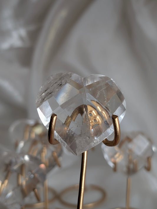 *Lemurian Gem Heart on Stand #5