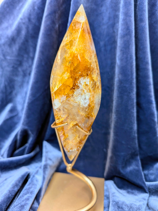 Golden Healer Statement Freeform on Stand