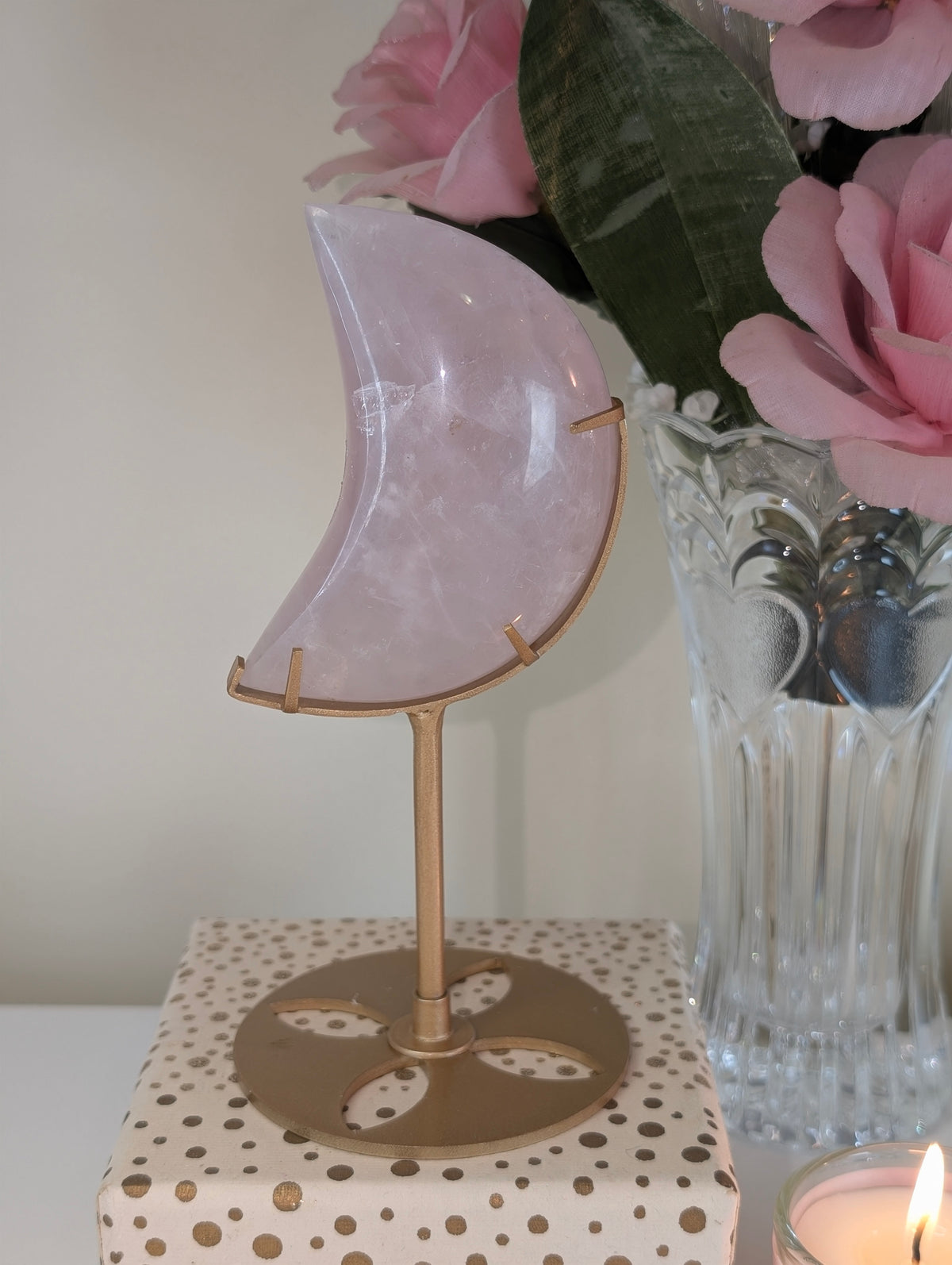 Rose Quartz Moon