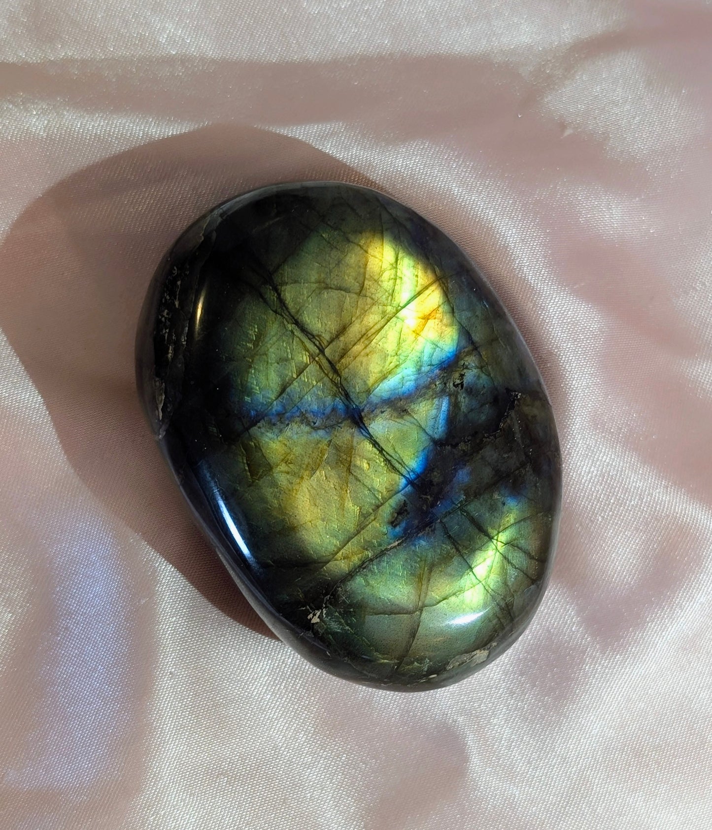 *Labradorite Palm Stone