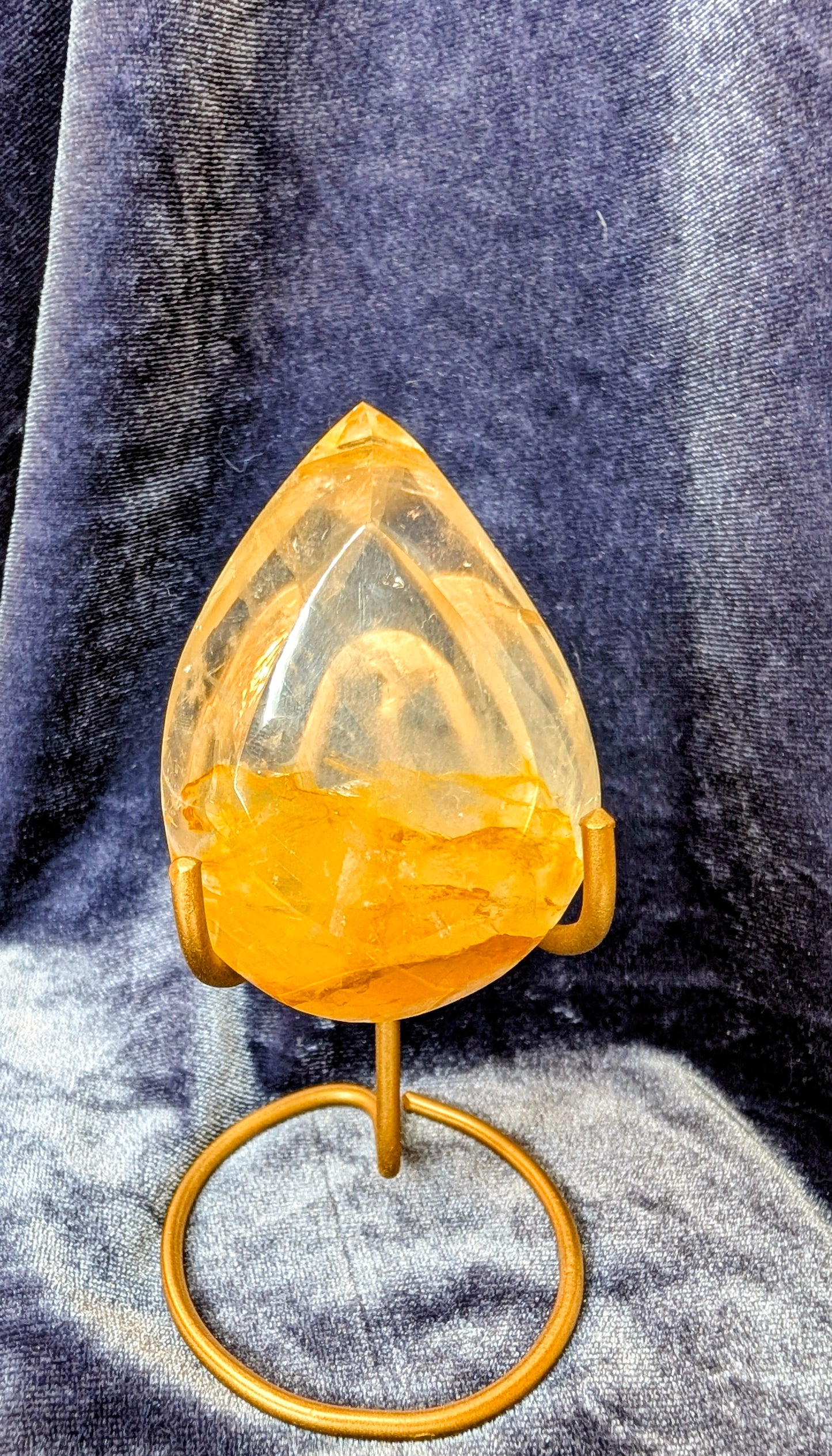 Golden Healer Flame on Stand