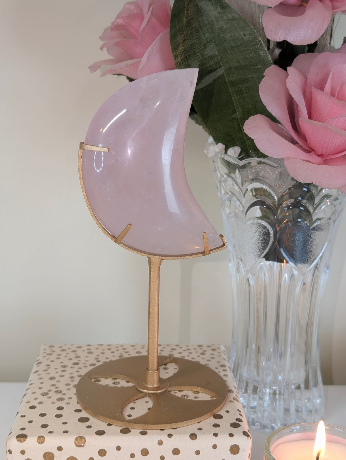Rose Quartz Moon
