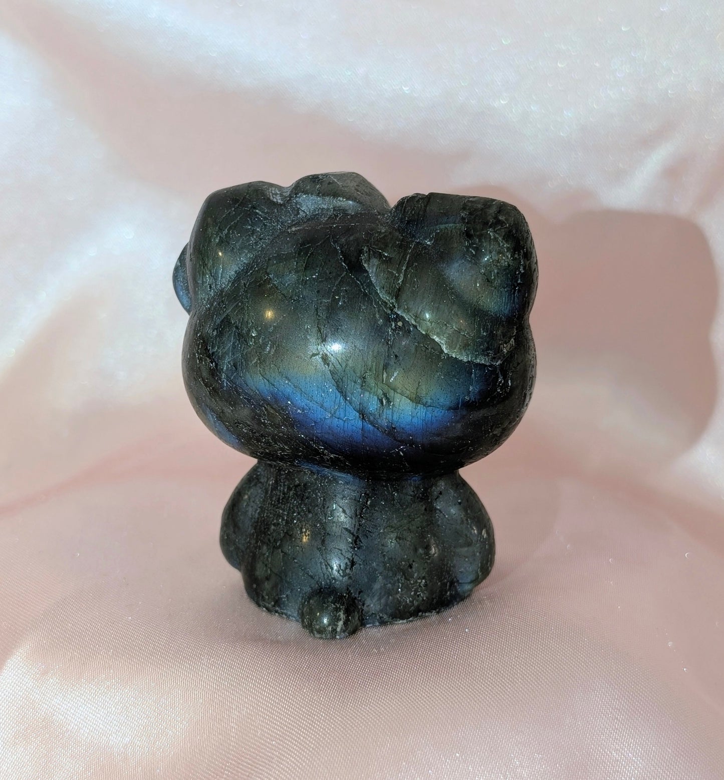 *Labradorite Kitty Carving