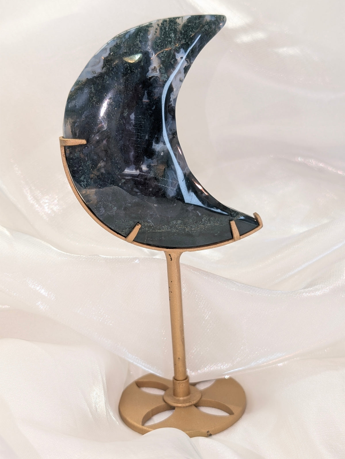 Moss Agate Moon